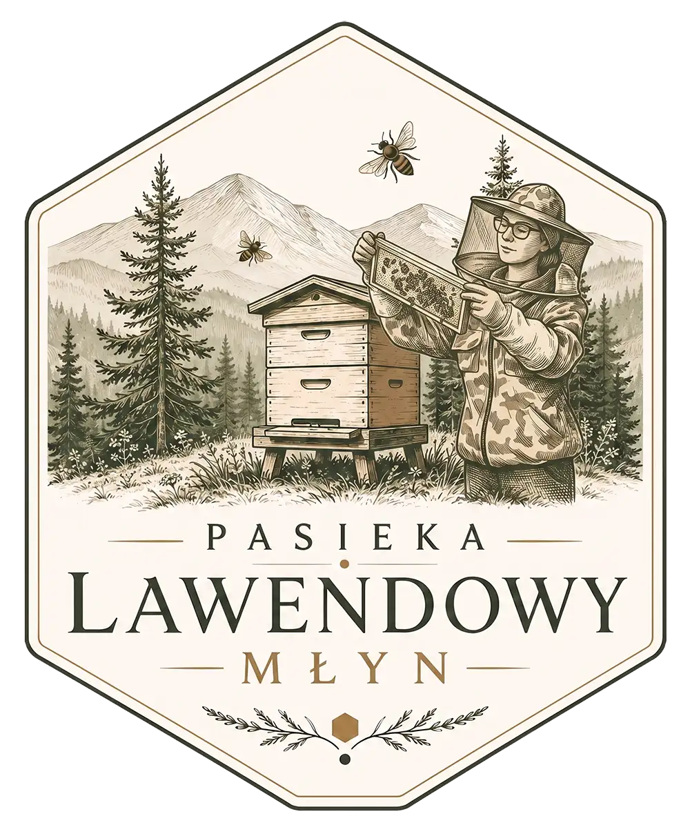 Logo Pasieka Lawendowy Młyn